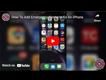 Adding emergency contacts to your phone