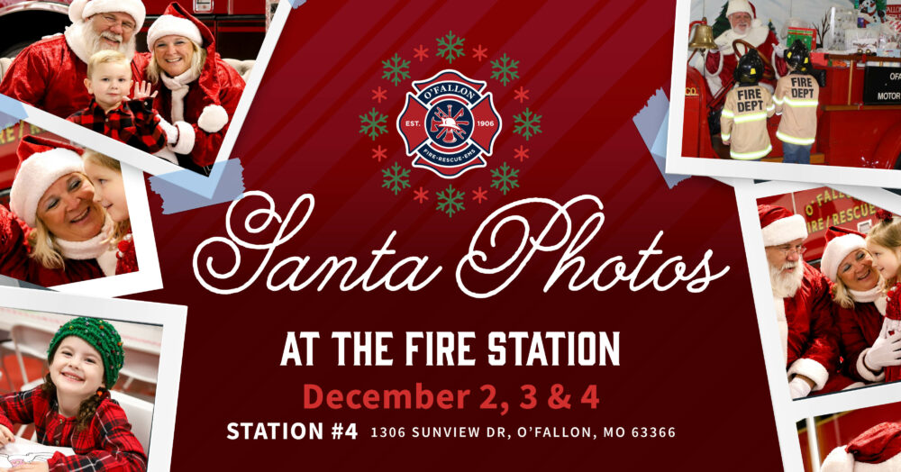 Santa at the Station web banner